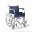Cadeira de rodas em aço e alumínio